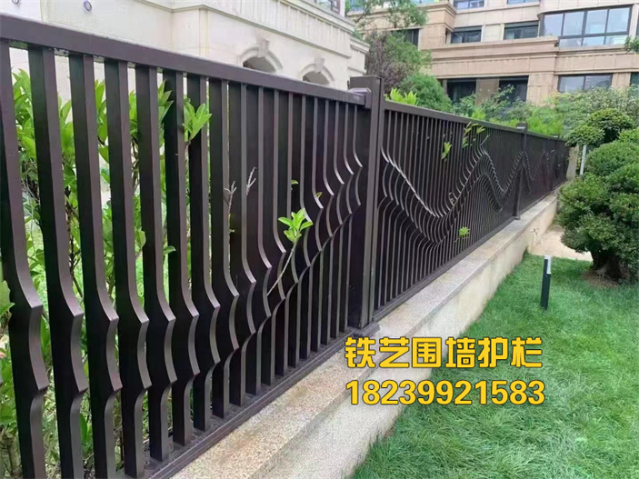  郑州铁艺围墙护栏厂家案例